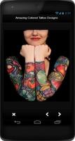 3 Schermata Amazing Colored Tattoo Designs