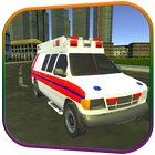 Ambulance Driving Simulation أيقونة