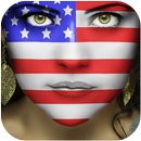 America Flag-Face Masquerade APK