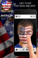 America Flag-Face Masquerade imagem de tela 1