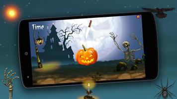 Halloween game -  the Pumpkin dodging poster