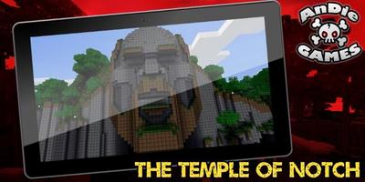 Temple of Notch Map for MCPE poster