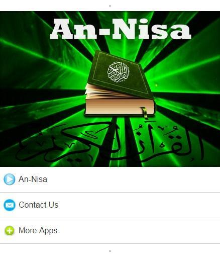 Surah An - Nisa Mp3 for Android - APK Download