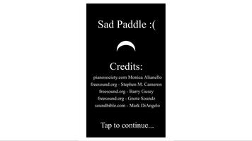 Sad Paddle :( Free Affiche