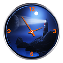 Analog Night Clock Widget App APK