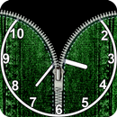 analog clock fake zipper lock-APK