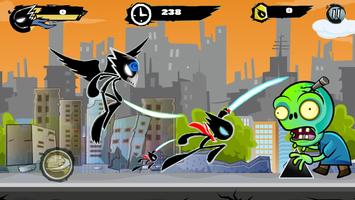 Anger Of Stickman vs Zombie captura de pantalla 1