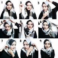 Hijab tutorial 2017 HD imagem de tela 1