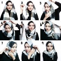 Hijab tutorial 2017 HD screenshot 1