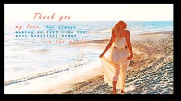 Thank you card messages poster