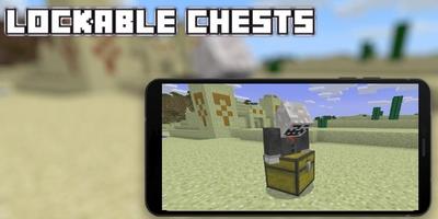 Lockable Chests Mod for MCPE poster