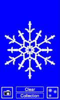 Draw your own snowflake Affiche