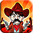 Cowboy Western Saloon Shoot 3D icône