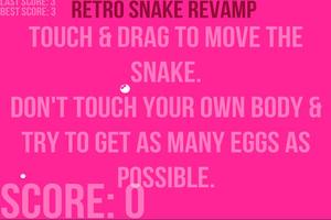 Retro snake revamp - Eat Eggs capture d'écran 2