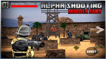 ALPHA SHOOTING MIDDLE EAST 3D Affiche