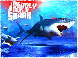 DEADLY JAWS OF SHARK - 3D GAME الملصق