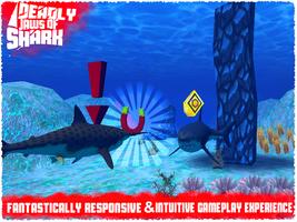 DEADLY JAWS OF SHARK - 3D GAME تصوير الشاشة 1