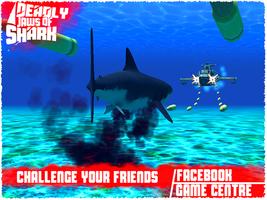 DEADLY JAWS OF SHARK - 3D GAME captura de pantalla 2