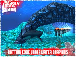 DEADLY JAWS OF SHARK - 3D GAME captura de pantalla 3