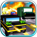 Blocky Road Blaster - Gun Race APK