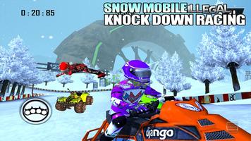 SnowMobile Racing :Bike racing تصوير الشاشة 1