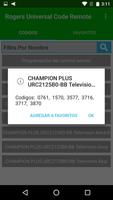 Codigo Control Para Rogers captura de pantalla 1