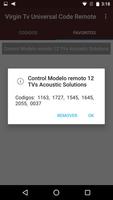 Code Control For Virgin TV Ekran Görüntüsü 2
