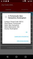 Zip Code EE.UU (USA) تصوير الشاشة 4