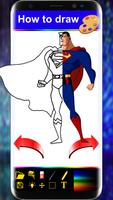 How to Drawing Book For SuperHeroes step by step capture d'écran 2