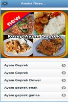 Aneka Resep Ayam Geprek Poster