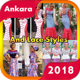 Styles d'Ankara et de dentelle icône