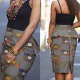 Ankara pencil skirts styles icône