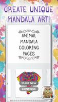 Animal Mandala Affiche