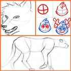 Tutorial de desenho de animais ícone