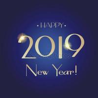 Happy New Year Animated Images Gif 2019 plakat