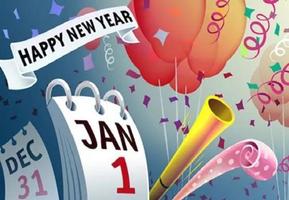 برنامه‌نما Happy New Year Animated Images Gif 2019 عکس از صفحه