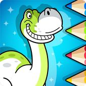 Dinosaurs Kids Coloring Book icon