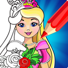 Princess Coloring Book Games icône