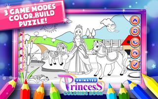 Princess Coloring Book Games captura de pantalla 3