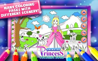 Princess Coloring Book Games captura de pantalla 1