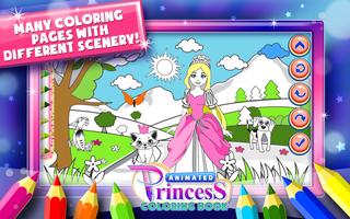Princess Coloring Book Games Ekran Görüntüsü 1