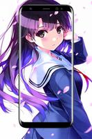 Anime Kawaii girl Wallpapers स्क्रीनशॉट 3