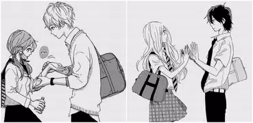 Cute Anime Couple Drawing Idea