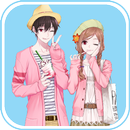 Cute Anime Couple Drawing Idea APK