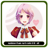 Anime Fan Art Cute Wallpaper HD icône