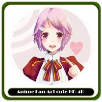 Anime Fan Art Cute Wallpaper HD poster