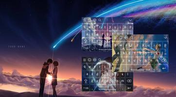 Anime Love Keyboard Emoji capture d'écran 1