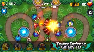 Tower Defense: Galaxy TD 截图 1