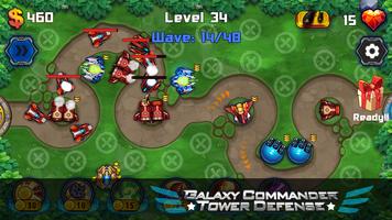 Galaxy Commander Tower defense Ekran Görüntüsü 1