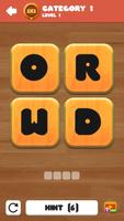 Word Brain - Wooden Block Puzzle free ポスター